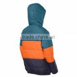 Boys' Puffy Look Reversible Down Feather Jacket With Welt Hand Pockets thumbnail-3