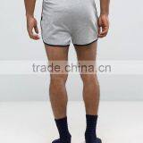 High Quality New Design Custom Drawstring Waistband Super Short 100% Cotton Jersey Fabric Grey Men's Board Sporting Shorts thumbnail-2