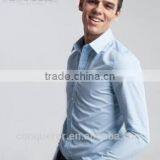 Bespoke Men Cotton Anti Wrinkle Solid Color Shirt BSRT0032 thumbnail-2
