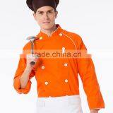 Hot Sale High Quality Yellow Chef Jacket Uniform thumbnail-5