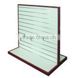 A Amazing Slatwall Display Wooden Corner Shelf Supermarket Shelf thumbnail-4