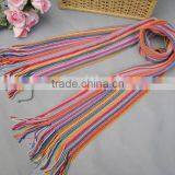 Majored Warp Knitted Colourful Scarf Factory in Knit Town of China thumbnail-1