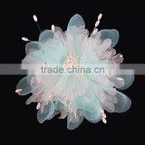 Handmade Silk Yarn Flower Brooches,fabric Flowers Headwear,girls Jewelry Skirt Brooch thumbnail-1