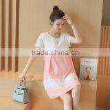 Zm50142a China Factory Clothing Maternity Maxi Dress From thumbnail-3