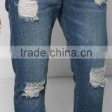 Mens Slim Fit Denim Jeans Stylish Distressed Jeans Wholesale thumbnail-4