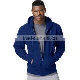 Latest Design Custom Zip Up Cheap Price Fashion Men's Clothing Bulk Plain Hoodies thumbnail-4