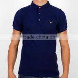Drop Shipping Dark Blue Golf Polo Shirt for Men thumbnail-1
