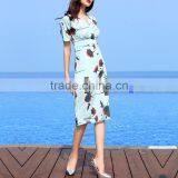 Z&M 2017 Women Maxi Beach Dress Ladies Skirt Top Lady's Floral Skirt thumbnail-4