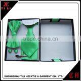 Solid Color Fashion Style Tie,bowtie and Cufflinks Boxes Gift Sets thumbnail-1