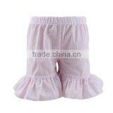 2017 Seersucker Ruffle Shorts Wholesale Baby Ruffle Shorts Girl Shorts thumbnail-5