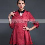 Fashion Style 2016 New Long Sleeve Autumn Lace Outwear Coat For Women thumbnail-2