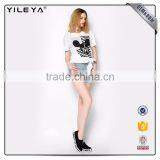 High Quality T-shirt Manufacture,custom Woman White T-shirt,printing T-shirt thumbnail-2