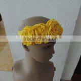 2016 Boutique Kids Girl Bowknot Headband Baby Girl Top Knot Turban Hedband Children Flower Hairband thumbnail-4