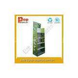Custom Corrugated Cardboard Display Stands For Exhibition / Shop