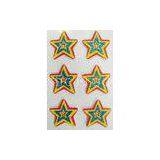 Layered Colored Star Stickers Foam Glittering For Home Decoration 3D Dimensional Layered Fuzzy Stic
