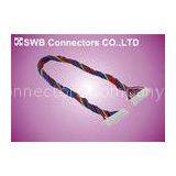 Automotive 1.0mm Pitch Wire Harness Assembly 2 Pin - 24 Pin , Right / Vertical Angle
