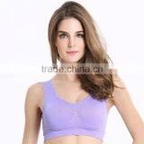 High Grade Shockproof Full Cup Lace U-design Nylon Sexy Women Sports Bra thumbnail-1