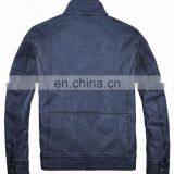 2015 Lastest Fashion Mens Handsome Fur Lined pu Leather Fur Coat thumbnail-3