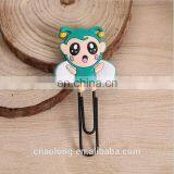 Make Lovely Custom New Design Rubber Plastic Bookmark for Sale