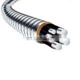 UL Certificated PVC Insulation PVC Inner Sheath Aluminum Alloy Chain Armoring MC Cable thumbnail-1