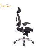 High Back Mesh Office Chair Ergonomic Chair With Headrest and Adjustable Lumbar Support thumbnail-3