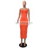 LAITE D2008 Best Sellers Comfortable Women Casual Sleeveless Summer Dresses Ladies Sexy Backless Dress thumbnail-6