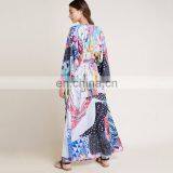 Print Cover up Beach Woman Pareo Beach Cover up Robe de Plage Bikini Cover up Saida de Praia Sarong Swimsuit Cover up Beachwear thumbnail-3