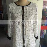 women casual polka dot top shirt blouse