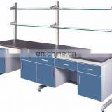 Steel and Wood Wall Lab Bench Table and Lab Furniture Manufacturer Make in China