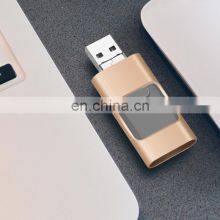 Hot Selling 3 in 1 USB Iflash Drive for Iphone Ipad Android 8G USB Flash Drive OTG With Best Price thumbnail-3