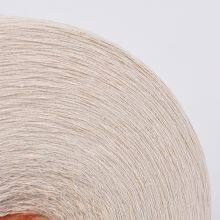 Ne5.5s Raw White Recycled Polyester Cotton Yarn for Weaving Belt Tape thumbnail-3