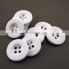 Engraved Logo Custom Two 4 Hole Flat Elastic Soft Shirt Rubber Garment Button thumbnail-3