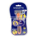 Factory Supply Six Blade Razor,single Pack thumbnail-1