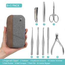 High Quality 8pcs Manicure Set in PU Case Professional Nail Beauty Tools thumbnail-2