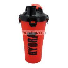 Custom Logo BPA Free Double Mixer Gym Protein Shaker Bottle for Sale thumbnail-5