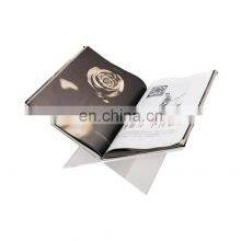 Настольная акриловая книжная полка. Акриловая стойка - держатель для журналов