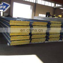Shandong Colored Steel Polyurethane Cladding Polyurethane Material Rock Wool Composite Board Panel thumbnail-3