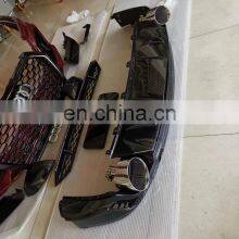 High Quality Diffuser For Ordinary Audi Q5 Change to SQ5 Style Shining Star Rear Diffuser 2018-2020 thumbnail-2