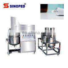 High Shear Mayonnaise Cream Homogenizer Vacuum Emulsifying Machine For Food