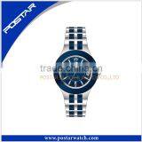 OEM Two Tone Plating Ceramic Wrist Watches thumbnail-1