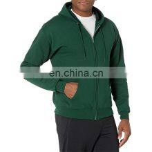 High Quality Hooded Hoodies for Men Cotton Fabric Pullover Hoodie Plus Size Cotton Blank Design thumbnail-2