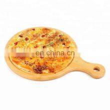 Creative Design Custom Logo Premium Restaurant Round Bamboo Pizza Board thumbnail-3
