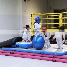 10cm Thickness PVC Plastic Portable Inflatable Foldable Fitness Mat Gym Mat thumbnail-2