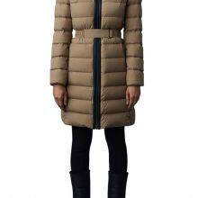 2023 NEW CUSTOM WOMEN BELTED WINTER PARKA OVERCOATS PLUS SIZE WOMEN DOWN PADDED PUFFER JACKETS thumbnail-4