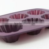 Flower Shaped Muffin Cups Nonstick silicone cake molds for baking