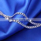 Yiwu Wholesale Fashion Rhodium Plated Different Types Curb Chain Of Necklace thumbnail-5