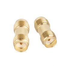 RF SMA-KK S-MA Female to S-MA Female Double Female Outer Screw RF Coaxial Connector RF Adapter thumbnail-2