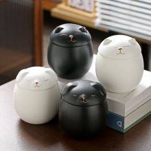Urn for Cat Custom Ceramic Keepsakes to Hold Ashes Safely