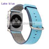 Top Quality Nylon Leather Watchband Loop For Apple Watch Strap 42 38 mm Bands thumbnail-4