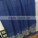 New Embroidery Design Pattern Cotton Viscose Fashion Ladies Scarf Quality Choice thumbnail-2